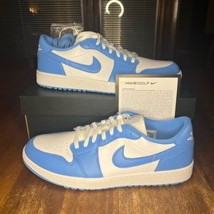 Nike Air Jordan 1 G UNC Men's Golf Shoes Size 14 Spikeless Brand New With Box